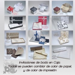 invitaciones cajas