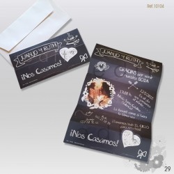 invitaciones  de boda 10104