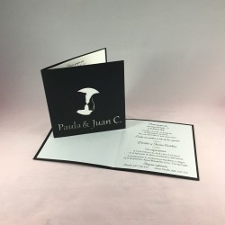 Invitación boda novios...