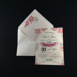 Invitación boda cálida 1840 C