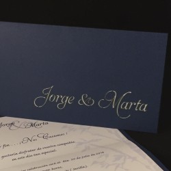 Invitación boda troquelada...