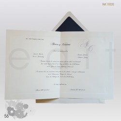 Invitación boda 10220