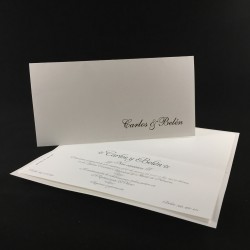 Invitación boda Oro 1807 B